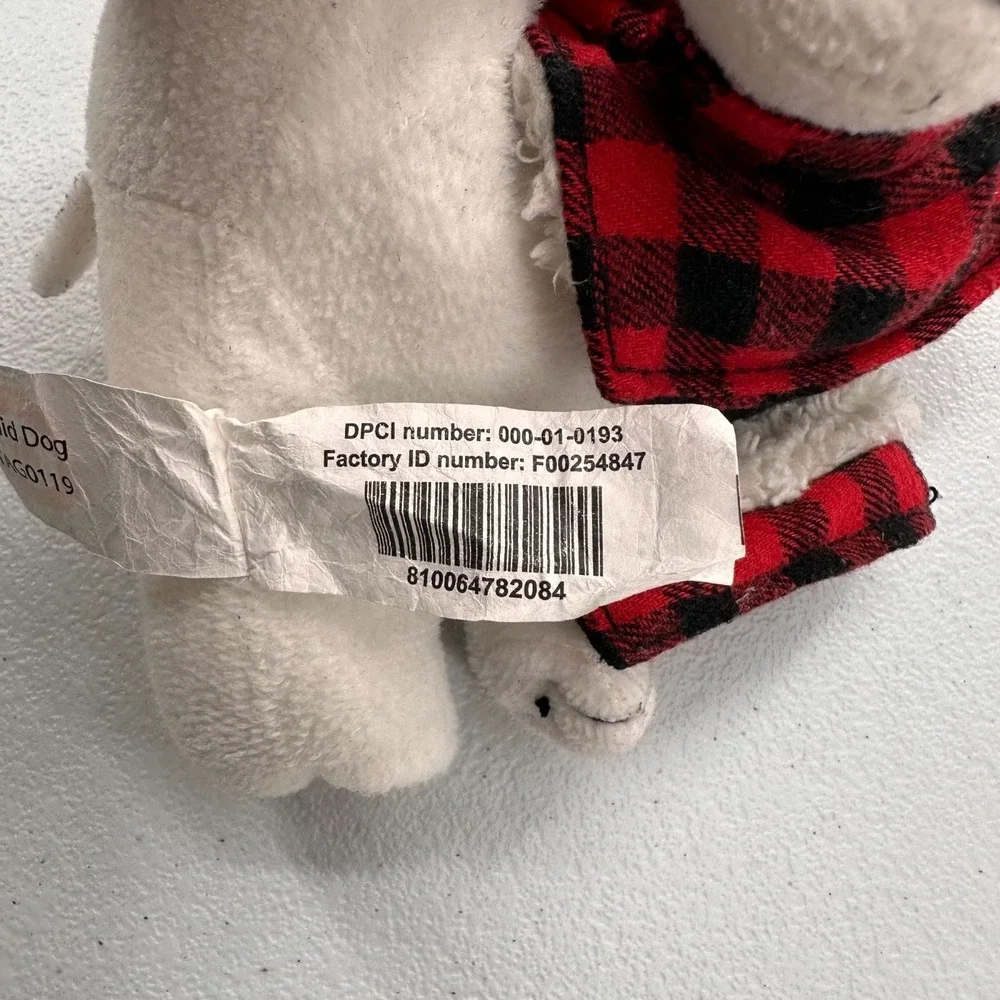 Target Exclusive Plush Bullseye Dog Plaid Jacket & Ear Flap Hat 2021 Lumber Jack